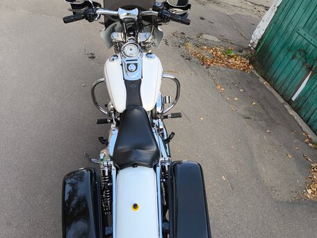 2007 Harley-Davidson Dyna Wide Glide, белый, 760000 рублей, вид 5