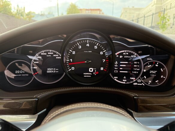 2019 Porsche Panamera 4 II, коричневый, 6700000 рублей - вид 14