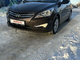 2016 Hyundai Solaris I Рестайлинг, коричневый, 1185000 рублей, вид 2
