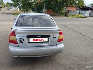 2007 Hyundai Accent ТагАЗ II, серебристый, 390000 рублей, вид 5