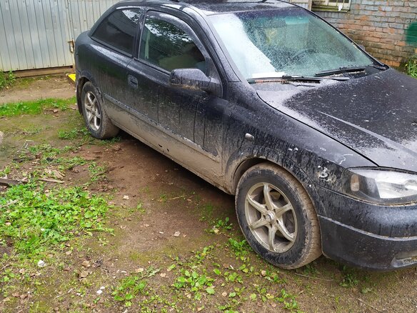 2003 Opel Astra G, чёрный, 300000 рублей - вид 3