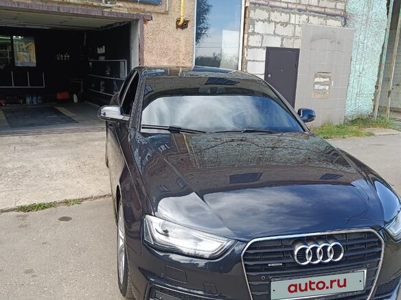 2015 Audi A4 IV (B8) Рестайлинг, чёрный, 1550000 рублей - вид 2