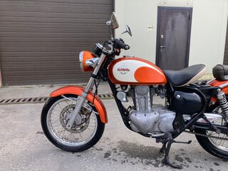 1992 Kawasaki BJ250 Estrella, оранжевый, 350000 рублей, вид 4