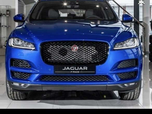 2018 Jaguar F-Pace I, синий - вид 1