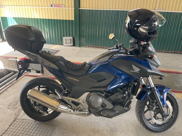 2014 Honda NC 750X, синий, 750000 рублей