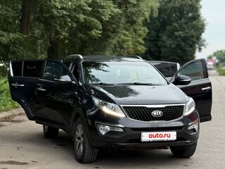2014 Kia Sportage III Рестайлинг, чёрный, 1370000 рублей, вид 2