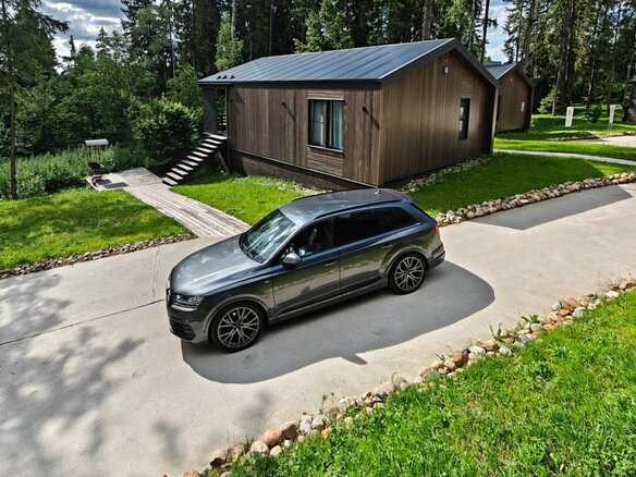 2016 Audi Q7 II (4M), серый, 3650000 рублей