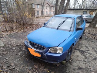 2000 Hyundai Accent II, синий, 244999 рублей, вид 1