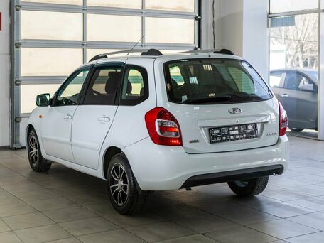 2014 Lada (ВАЗ) Kalina II, белый, 400000 рублей, вид 4