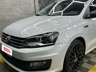 2018 Volkswagen Polo V Рестайлинг, белый, 1160000 рублей, вид 5