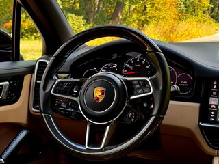 2018 Porsche Cayenne S III, голубой, 7490000 рублей, вид 2