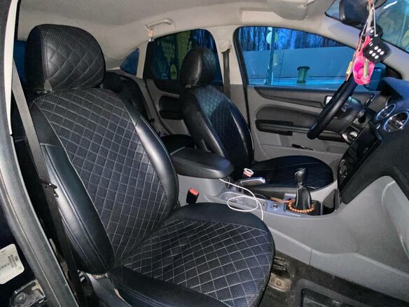 2008 Ford Focus II Рестайлинг, чёрный, 690000 рублей - вид 20