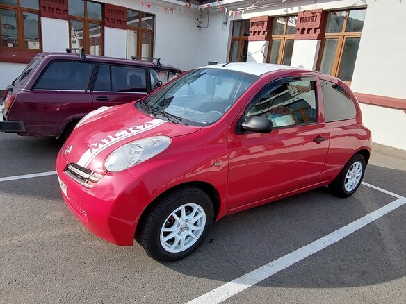 2003 Nissan Micra III (K12), красный, 310000 рублей - вид 5