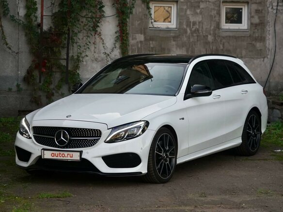 2017 Mercedes-Benz C-Класс AMG 43 AMG IV (W205), белый - вид 1