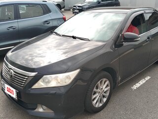 2012 Toyota Camry VII (XV50), чёрный, 1261300 рублей, вид 1