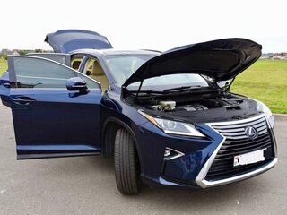 2018 Lexus RX 450h IV, синий, 5700000 рублей, вид 2
