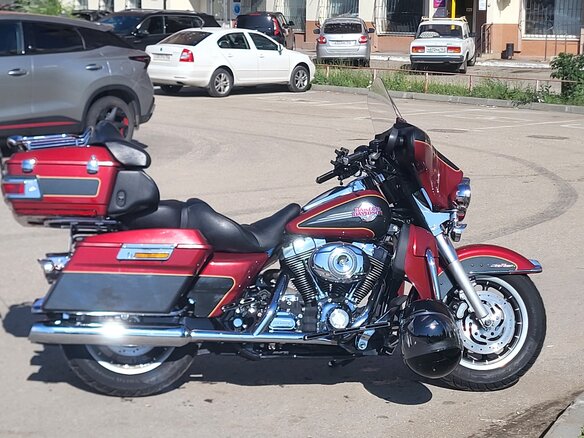 2007 Harley-Davidson Electra Glide, красный, 795000 рублей - вид 6