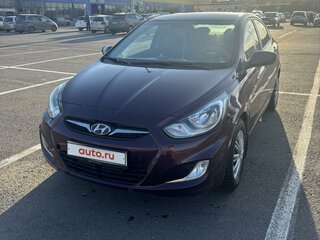 2011 Hyundai Solaris I, пурпурный, 890000 рублей, вид 1