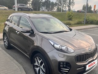 2017 Kia Sportage IV, коричневый, 1400000 рублей, вид 3