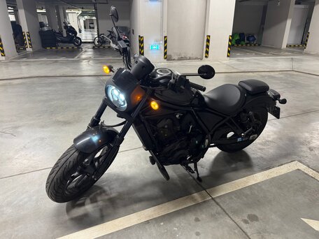 2021 Honda CMX 1100 Rebel, чёрный, 985000 рублей, вид 4