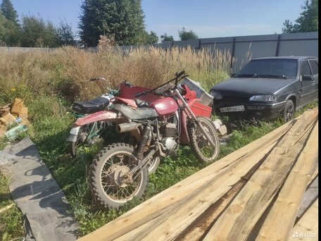 1988 CZ 125, пурпурный, 50000 рублей, вид 1