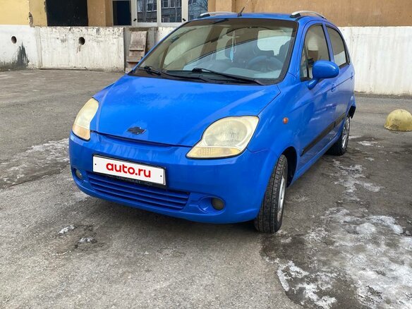 2006 Chevrolet Spark II, голубой, 350000 рублей - вид 2