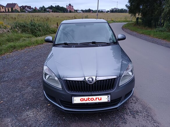2013 Skoda Fabia II Рестайлинг, серый - вид 1