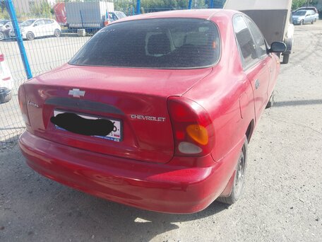 2008 Chevrolet Lanos I, красный, 200000 рублей, вид 4