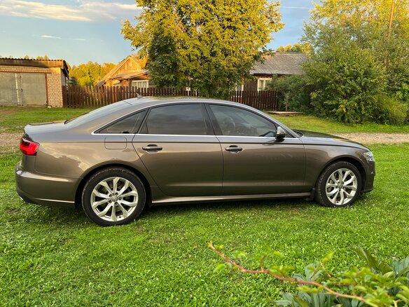 2015 Audi A6 IV (C7) Рестайлинг, серый, 1990000 рублей - вид 13