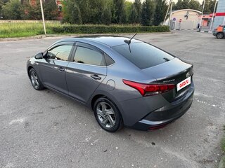 2021 Hyundai Solaris II Рестайлинг, серый, 1555000 рублей, вид 3