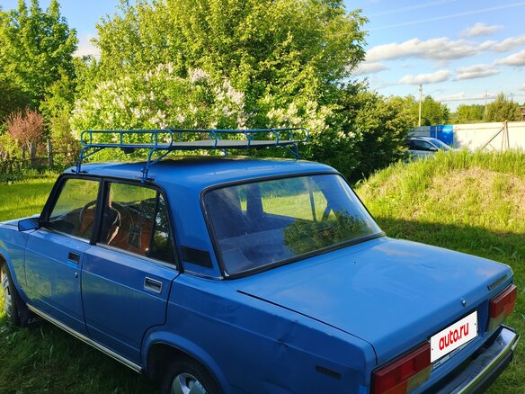 2004 Lada (ВАЗ) 2107, синий, 120000 рублей - вид 5