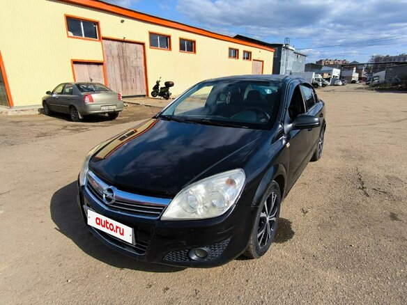 2007 Opel Astra H Рестайлинг, чёрный, 430000 рублей