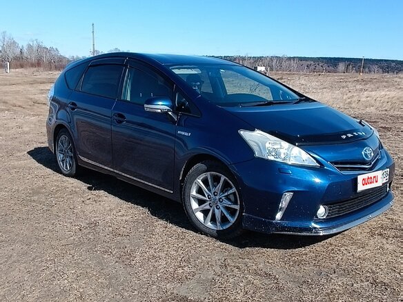 2011 Toyota Prius Alpha I (ZVW40/41), синий, 1290000 рублей - вид 2