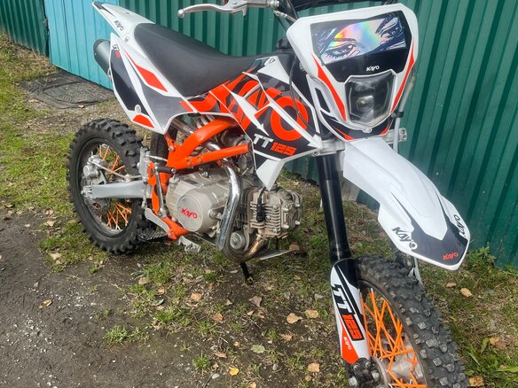 2024 Kayo Basic TT125EM, оранжевый, 95000 рублей - вид 7