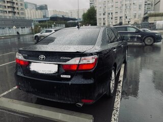 2016 Toyota Camry VII (XV50) Рестайлинг, чёрный, 2450000 рублей, вид 5