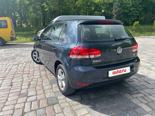 2009 Volkswagen Golf VI, синий, 950000 рублей, вид 4