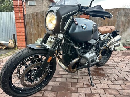 2019 BMW R Nine T Scrambler, серебристый, 1600000 рублей, вид 3