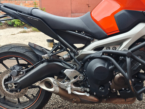 2015 Yamaha MT-09 (FZ-09), оранжевый, 650000 рублей - вид 6