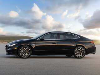 2021 Hyundai Sonata N-Line VIII (DN8), чёрный, 2600000 рублей, вид 4