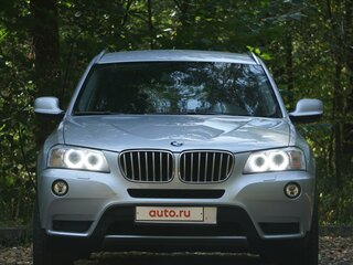 2013 BMW X3 30d xDrive II (F25), серебристый, 2841000 рублей, вид 2