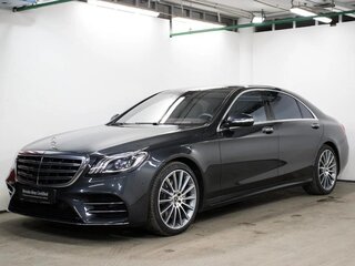 2017 Mercedes-Benz S-Класс 560 Long VI (W222, C217) Рестайлинг, чёрный, 6800000 рублей, вид 1