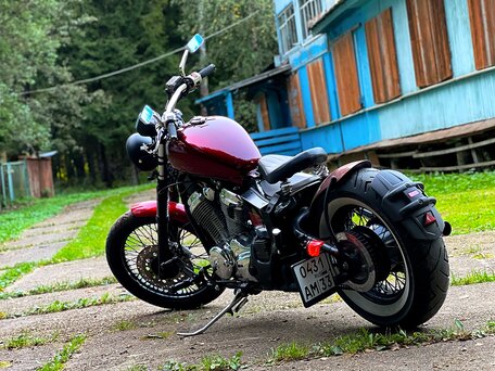 1990 Honda Steed 600, красный, 450000 рублей, вид 5