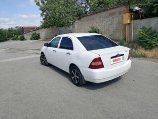 2001 Toyota Corolla IX (E120, E130), белый, 422000 рублей, вид 3
