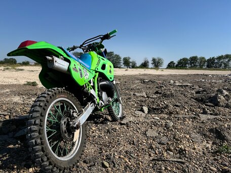 1991 Kawasaki KDX 250, зелёный, 300000 рублей, вид 4