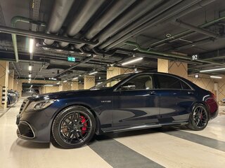 2019 Mercedes-Benz S-Класс AMG 63 AMG Long III (W222, C217) Рестайлинг, синий, 12500000 рублей, вид 4