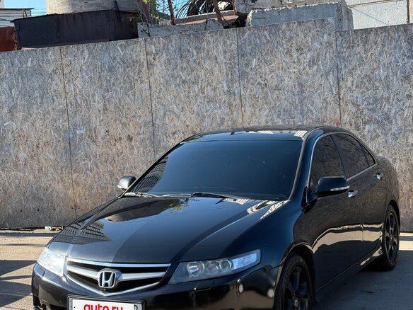 2007 Honda Accord VII Рестайлинг, чёрный - вид 1
