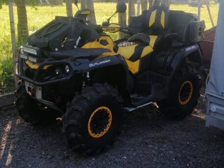 2013 BRP Can-Am Outlander 1000, чёрный, 1630000 рублей, вид 2
