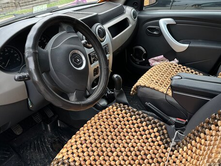 2012 Renault Logan MCV 7 Seat I Рестайлинг, бежевый, 650000 рублей, вид 5