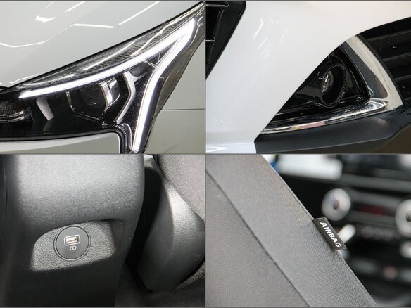 2020 Kia Rio IV Рестайлинг, белый - вид 2