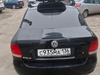 2012 Volkswagen Polo V, чёрный, 630000 рублей, вид 3